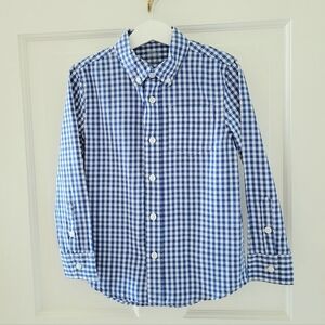 Blue and White Checkered Shirt